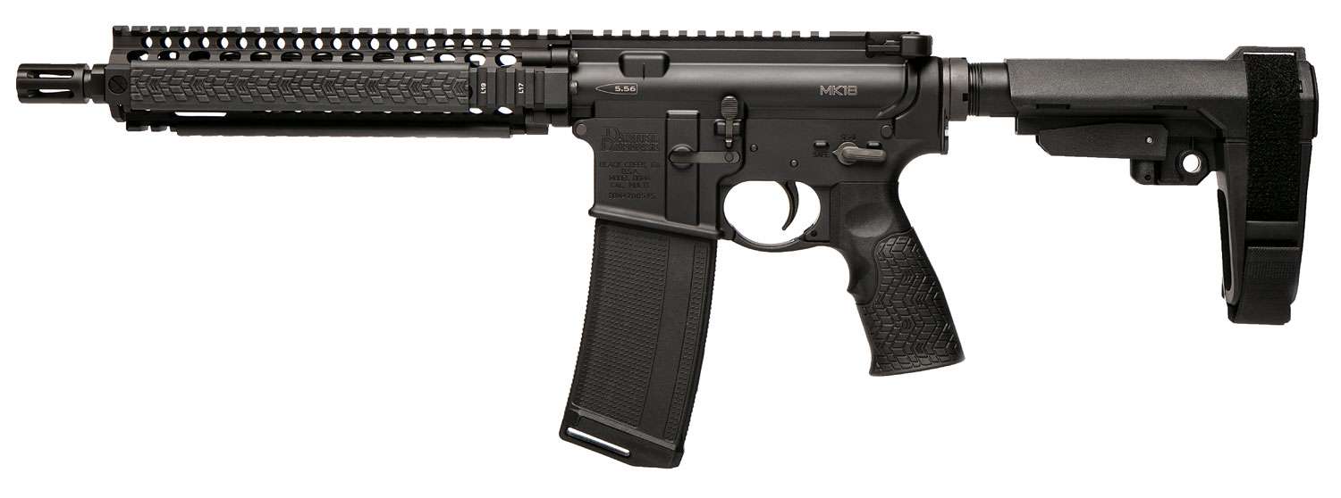 DANIEL DEFENSE MK18 5.56MM Pistol RIS II RAIL Black  10.3" SBA3 1-32RD MAG